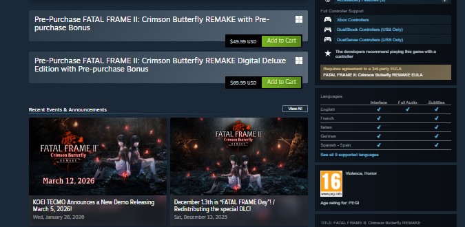 Crimson Butterfly Remake Will Collaborate with Silent Hill and Provide Demo Access – satsetgame.com
